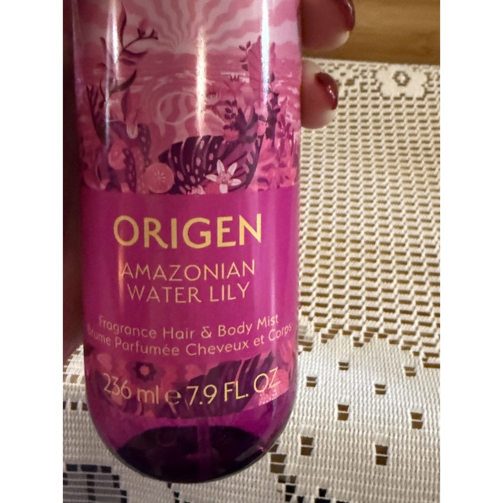 Origen Amazonian Water Lily Fresh Citrus Fragrance Hair & Body Mist - 236ml - Picture 7 of 7
